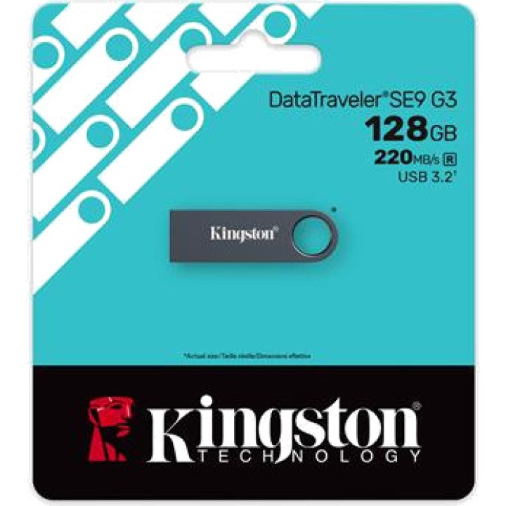 KINGSTON Memoria USB 3.2 metálica con anilla para llavero
