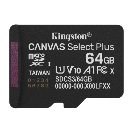 scheda di memoria microsdxc senza adattatore canvas select plus gen3 64gb a1 sdcs3/64gbsp