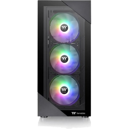 obudowa pc semitower ze szkłem hartowanym view 200 tg-argb 3x120mm