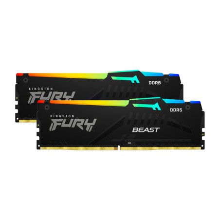 desktop-dimm-ram-speicherkit mit rgb-beleuchtung fury beast ddr5 5600mhz 32gb 2x16gb cl40 kf556c40bbak2-32