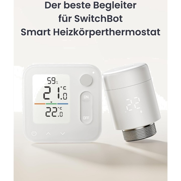 SWITCHBOT Set mit 3 intelligenten Heizkörperthermostaten mit
