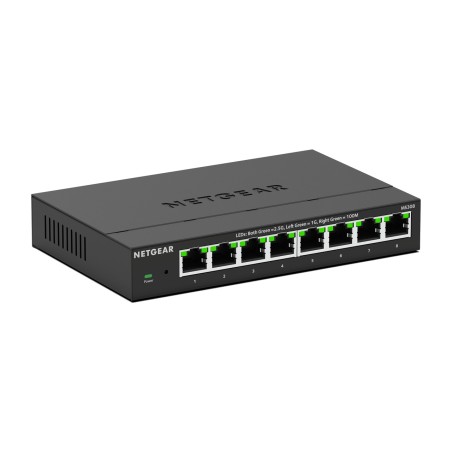 switch de red no gestionable de 8 puertos multi-gigabit ms308 2,5gbps