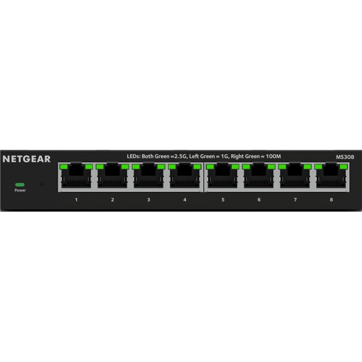 NETGEAR 8-port Multi-Gigabit unmanaged network switch MS308