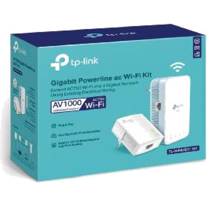 TP-LINK Kit de 2 adaptateurs CPL Gigabit avec WiFi 5 double