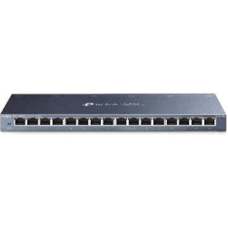 switch de bureau non administrable avec boîtier métallique et 16 ports gigabit 1000mbps 32gbps
