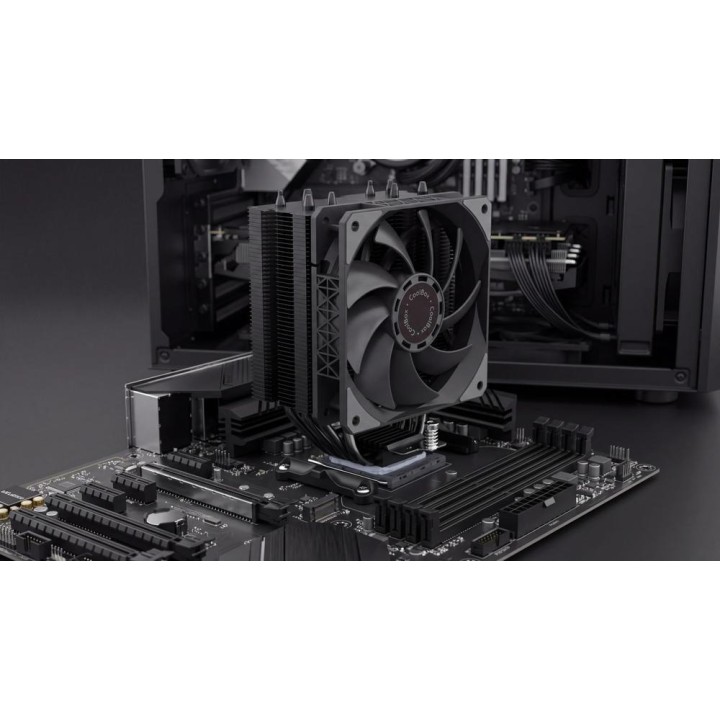 COOLBOX Refroidisseur avec ventilateur pour CPU Intel et AMD