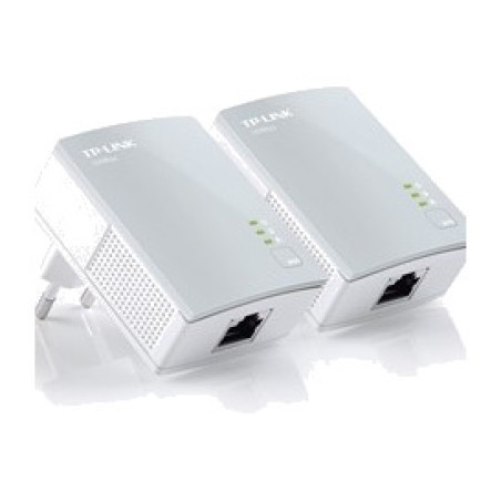 kit of 2 compact fast ethernet plc adapters av600 500mbps
