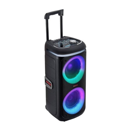 altavoz de fiesta con ruedas y luz rgb kbtus-480 40w