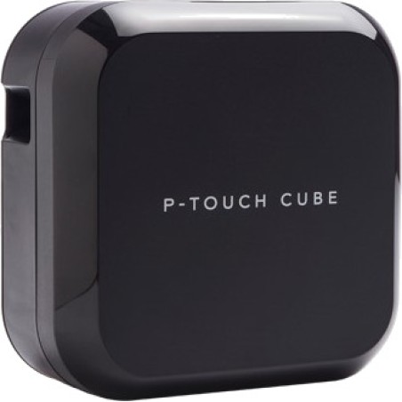 stampante portatile ricaricabile per etichette da smartphone p-touch cube plus pt-p710bt tze 24mm