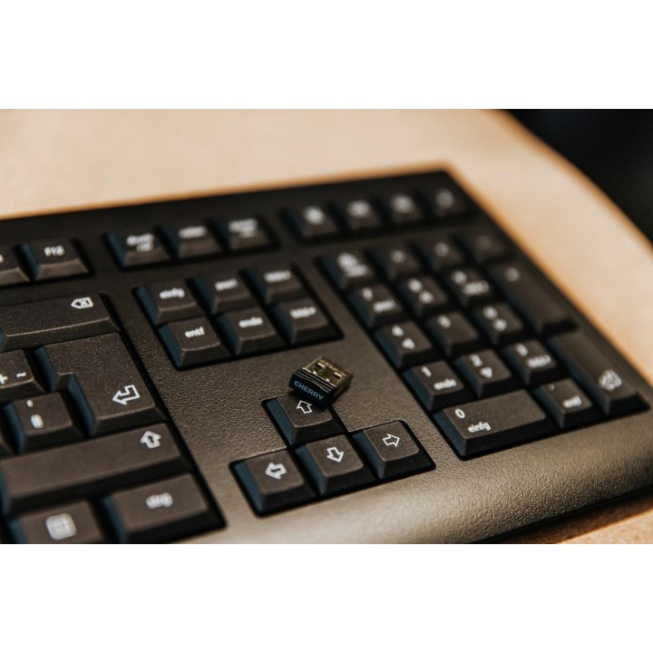 CHERRY Teclado inalámbrico silencioso de tamaño completo