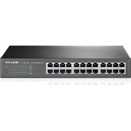 unmanaged gigabit-switch mit 24 ports für desktop- und rackmontage 1000mbps