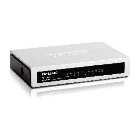 switch no gestionado fast ethernet de 8 puertos para sobremesa 10/100mbps