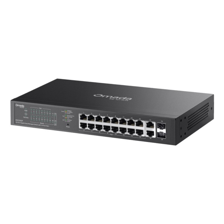 TP-LINK Managed Gigabit-PoE+-Switch mit 20 Ports OMADA