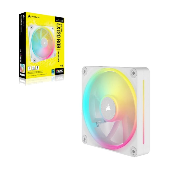 CORSAIR Ventilador de caja de PC RGB ICUE-LINK LX120 120MM