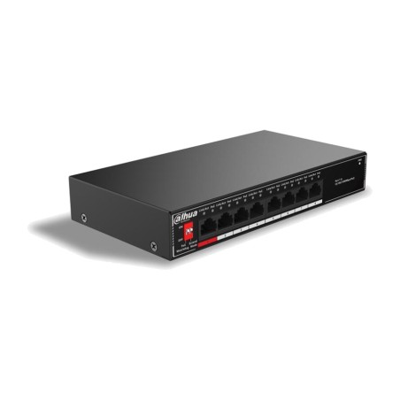 switch poe gigabit no gestionado de 8 puertos dh-sg1008p