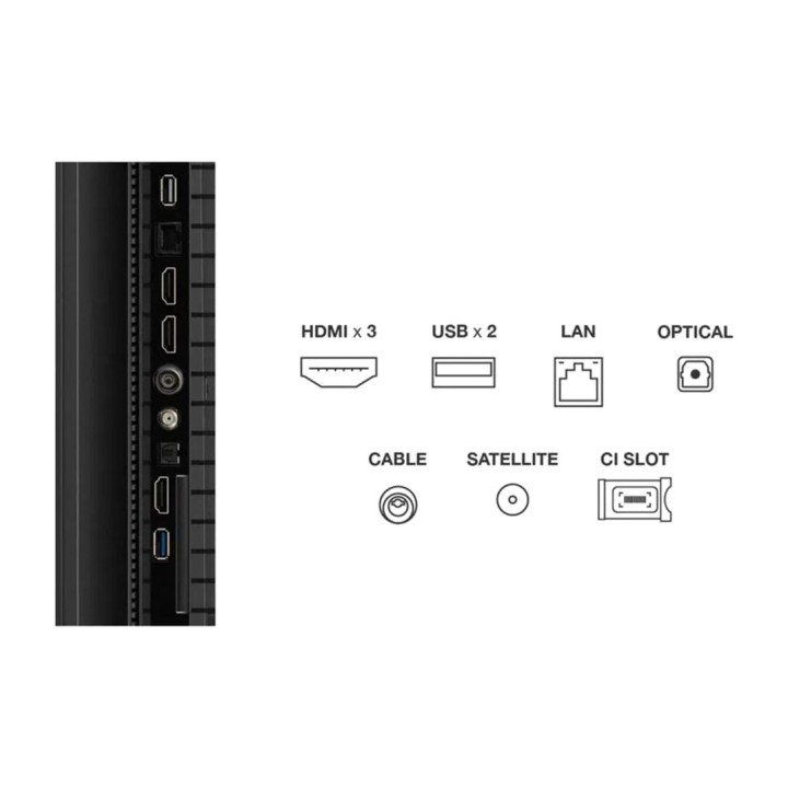 TCL Téléviseur intelligent QLED de 75 pouces avec Google TV