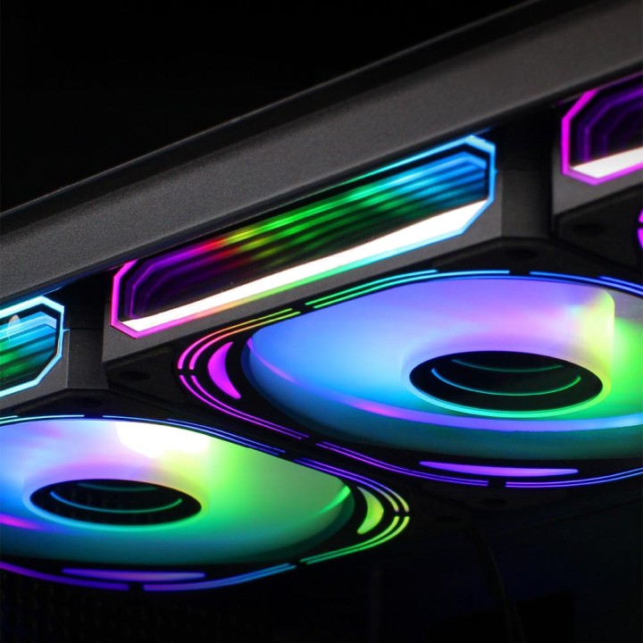 COOLBOX Kit di ventole per case con illuminazione