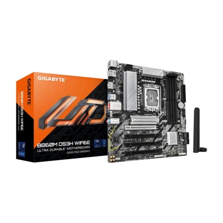 placa base micro atx para intel b860m ds3h wifi6e lga1851