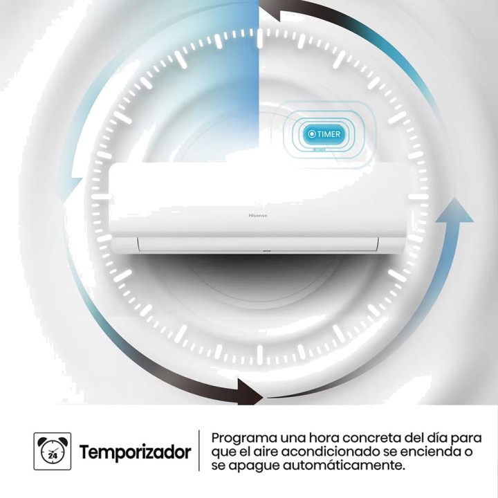 HISENSE Climatiseur split inverter 1x1 avec WiFi KC25YR3B