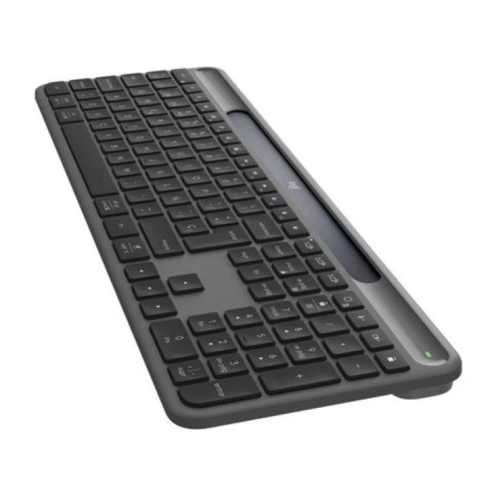 LOGITECH Ultra-slim wireless keyboard with solar charging,