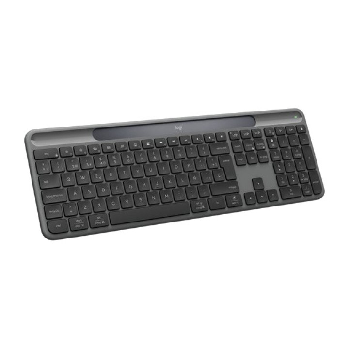 LOGITECH Clavier sans fil ultrafin avec recharge solaire,