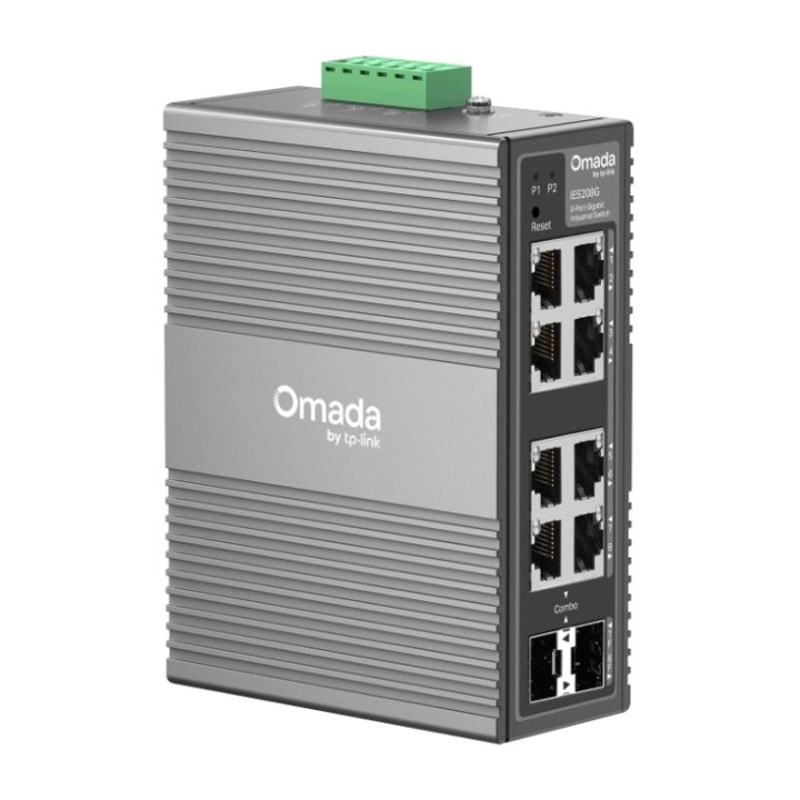 TP-LINK Switch industriale Gigabit gestito a 8 porte per