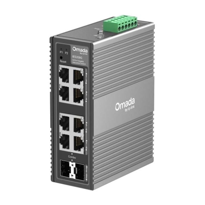 TP-LINK Switch industriale Gigabit gestito a 8 porte per