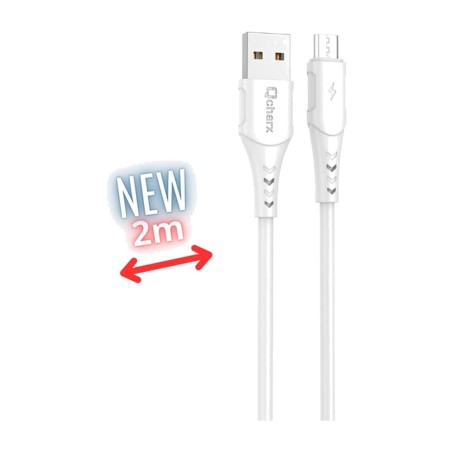 câble de charge et de données usb-a vers micro usb athens-3a 18w 2 m