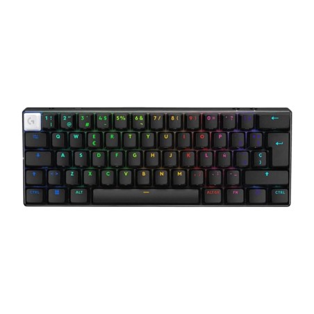 teclado mecánico gaming inalámbrico recargable en español pro-x-60 qwerty-es