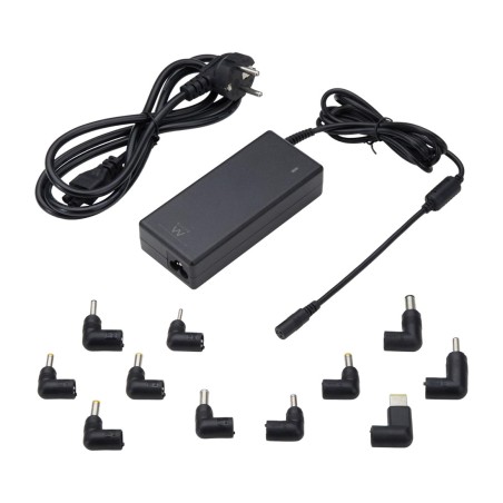 cargador universal automático para portátil con conectores intercambiables ew3969 90w