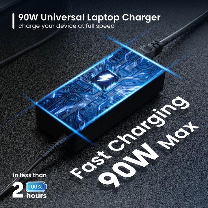 EWENT Caricabatterie universale automatico per laptop con