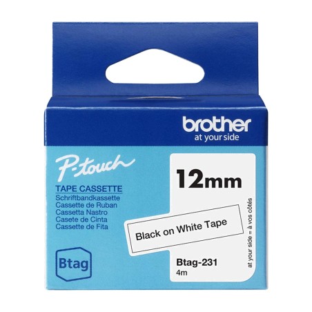 label printer tape btag-231 12mm x 4m