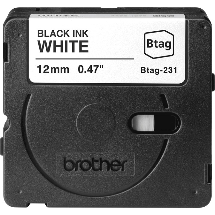 BROTHER Nastro per etichettatrice BTAG-231 12MM X 4M