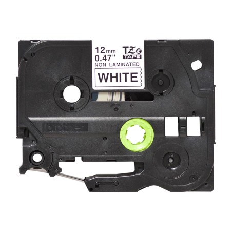 cinta no laminada para rotuladora tze-n231 12mm x 8m