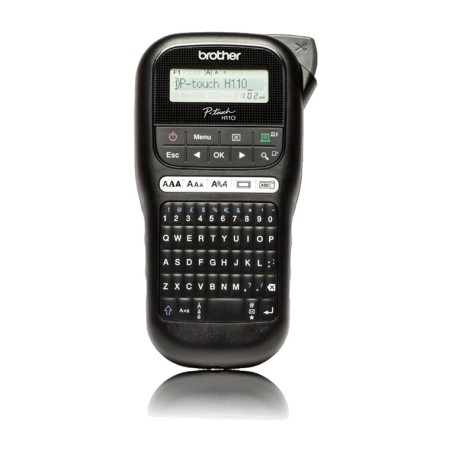 label maker with keyboard p-touch pt-h110 tze 12mm