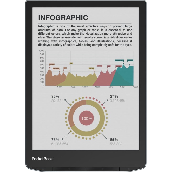POCKETBOOK E-book reader with 7.8-inch screen INKPAD-COLOR-3