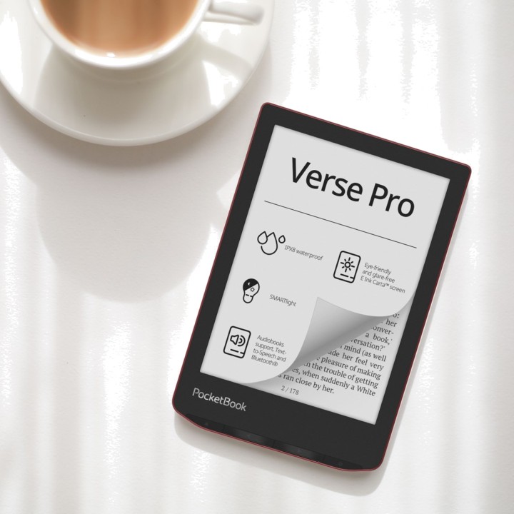 POCKETBOOK E-Book-Reader mit 6-Zoll-Display VERSE-PRO-PB634