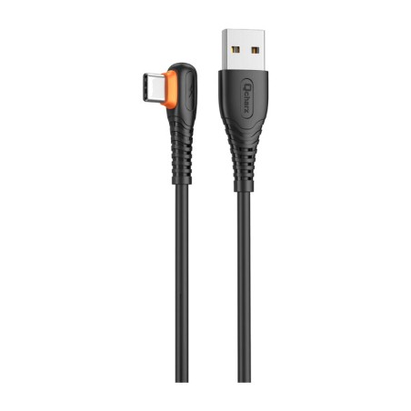 abgewinkeltes usb-a-auf-usb-c-lade- und datenkabel london-3a 1 m