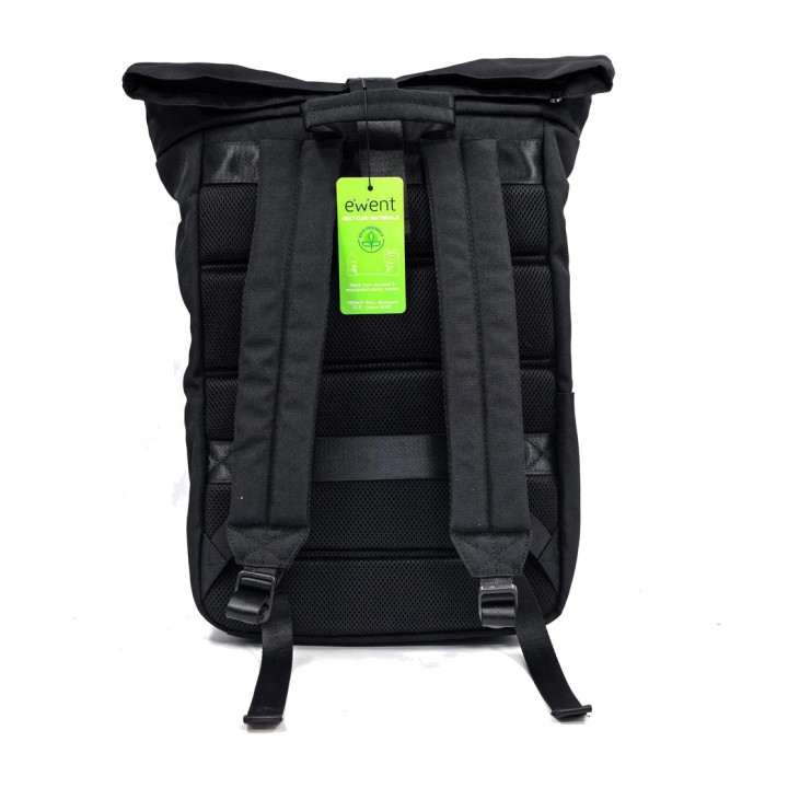 EWENT Umweltfreundlicher Rolltop-Rucksack für Laptops EW2536