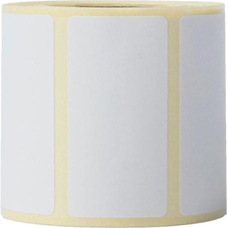 pack de rollos de etiquetas adhesivas troqueladas para impresora térmica bde-1j026051-060 51x26mm 12x500 uds