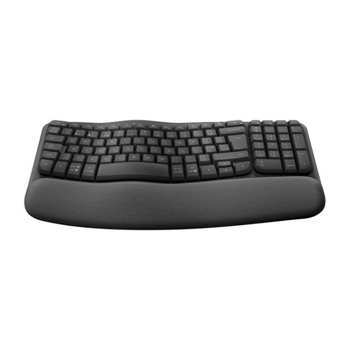 LOGITECH Clavier ergonomique ondulé sans fil en espagnol