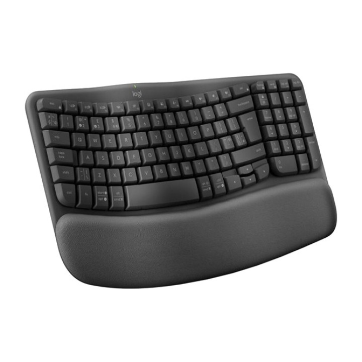 LOGITECH Clavier ergonomique ondulé sans fil en espagnol