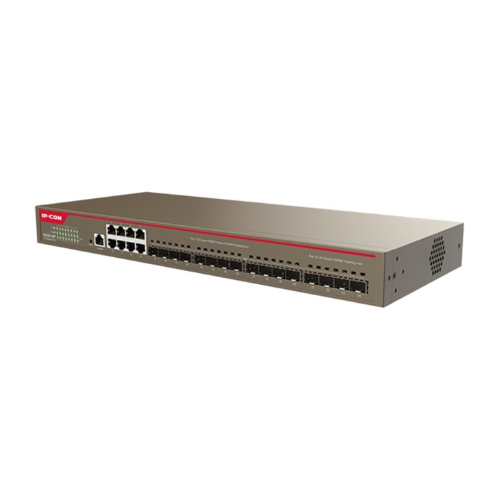 IP-COM Switch gestionable de capa 3 con 8 puertos Gigabit