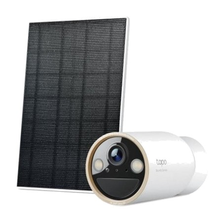 wlan-ip-überwachungskamera-set für den außenbereich mit akku und solarpanel tapo c460 4k