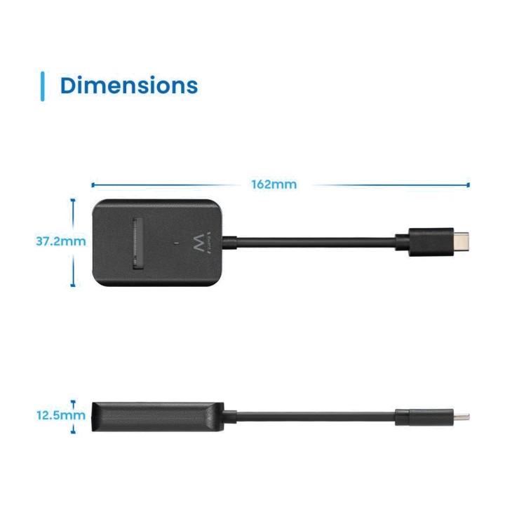 EWENT USB-C docking station for M.2 NVMe and SATA SSDs