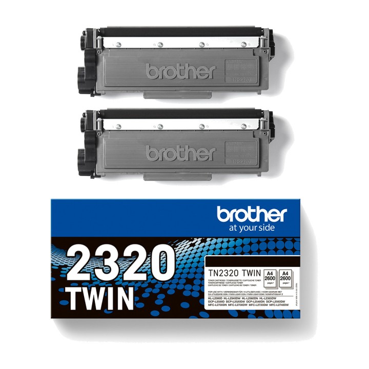 BROTHER Pack de 2 cartuchos de tóner original MGS0000024397