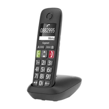 teléfono fijo inalámbrico dect con agenda para 150 números e290
