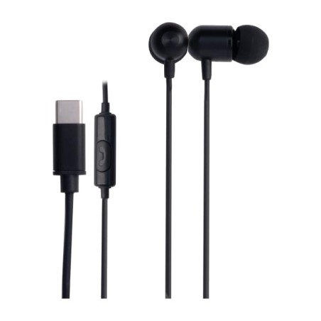 auriculares intrauditivos de aluminio con micrófono y conector digital x3-nc-usb-c