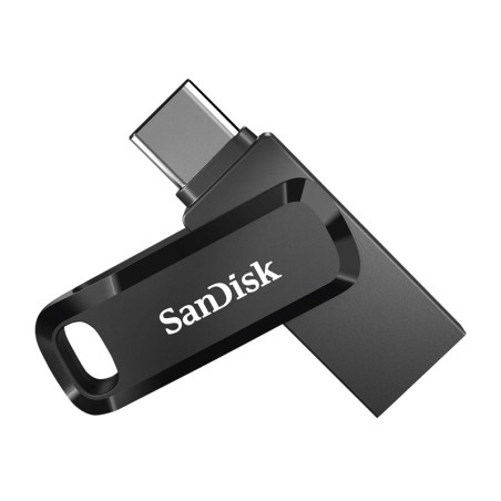 memória usb com conector duplo tipo a e c ultra dual drive go 256gb