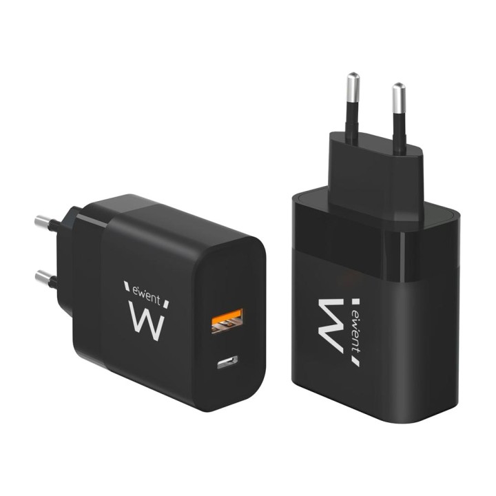 EWENT GaN fast wall charger EW1327 45W 1XUSB-C 1XUSB-A